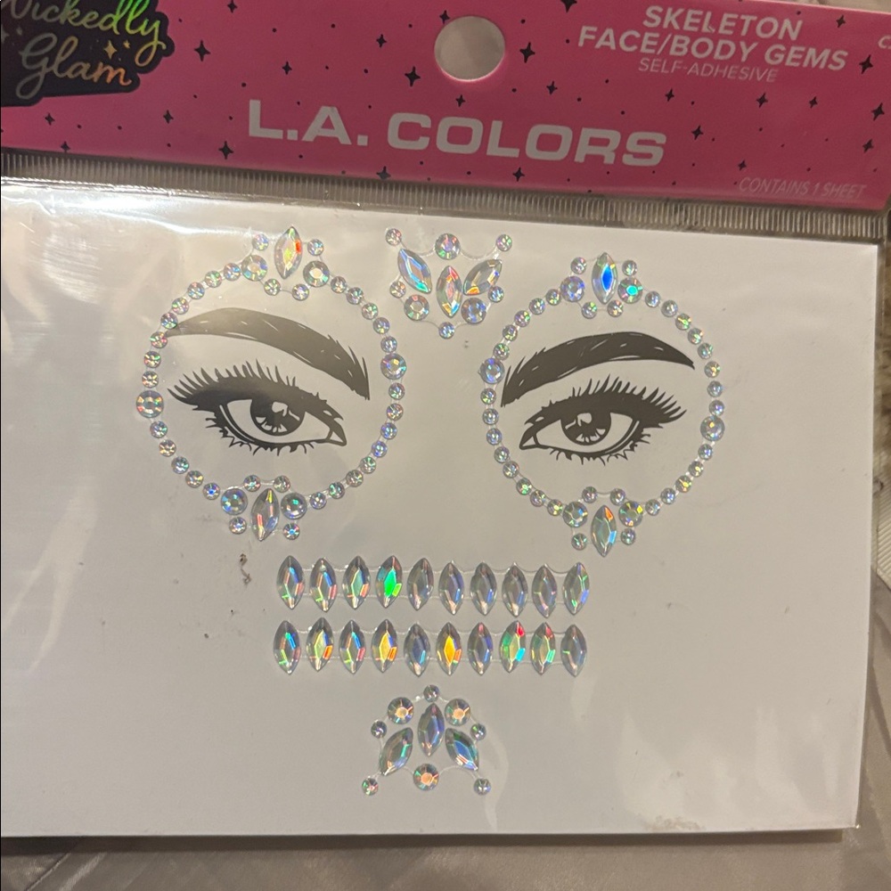 💐Fun HOLIDAY/New Year’s EveMakeup Bundle~~~face jewels; eyelashes; nails!